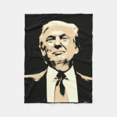 DONALD- TRUMPFleece-Decken Fleecedecke (Vorderseite)