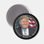 Donald- TrumpFoto - Präsident 2016 Magnet (Vorderseite/Rückseite)