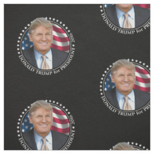 Donald- TrumpFoto - Präsident 2016 Stoff