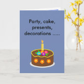 Donald- Trumpgeburtstags-Karte -- "Erschwerte " Karte (Gelbe Blume)