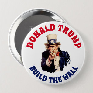 DONALD- TRUMPgestalt DIE WAND Button