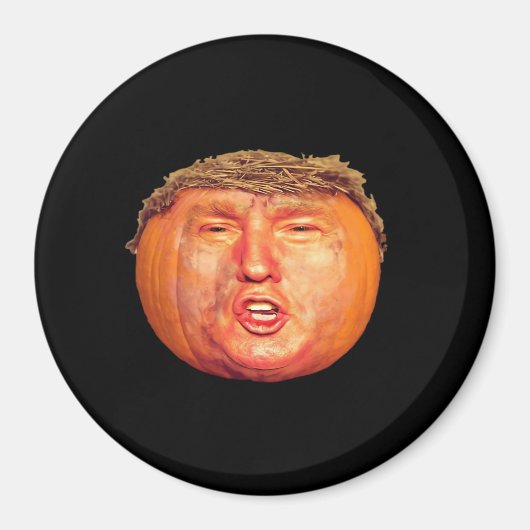 Donald Trumpkin Classic Magnet (Vorne)