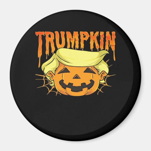 Donald Trumpkin Funny Präsident Party Halloween Cl Magnet (Vorne)