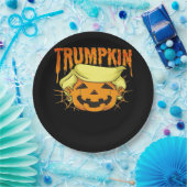 Donald Trumpkin Funny Präsident Party Halloween Cl Pappteller (Party)