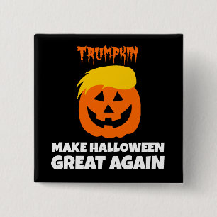 Donald Trumpkin machen Halloween groß wieder Button