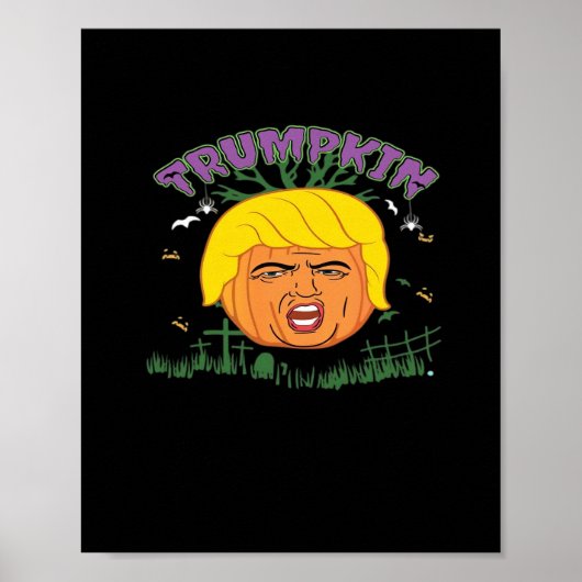 Donald Trumpkin macht Halloween wieder groß T Poster (Vorne)