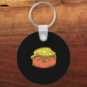 Donald Trumpkin Pumpking Schlüsselanhänger (Vorderseite)