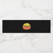 Donald Trumpkin Pumpking Wasserflaschenetikett (Einzelnes Label)