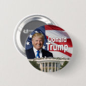Donald- Trumpknopf Button (Vorne & Hinten)