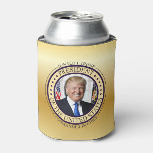 DONALD- TRUMPkommandant - HEREIN - HAUPTgold Dosenkühler