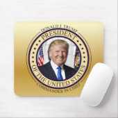 DONALD- TRUMPkommandant - HEREIN - HAUPTgold Mousepad (Mit Mouse)