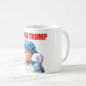 Donald- Trumpkönigin-Trumpf-Tasse Kaffeetasse (VorderseiteRechts)