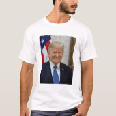 Donald Trumpoffizielles Präsidentenporträt T-Shirt (Vorderseite)