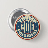 Donald- Trumppräsident 2016 Button (Vorne & Hinten)