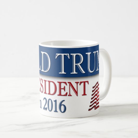 Donald- Trumppräsident 2016 Kaffeetasse (VorderseiteRechts)