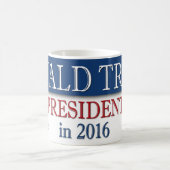 Donald- Trumppräsident 2016 Kaffeetasse (Mittel)
