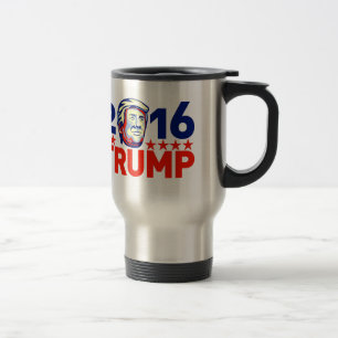 Donald- Trumppräsident 2016 Retro Reisebecher