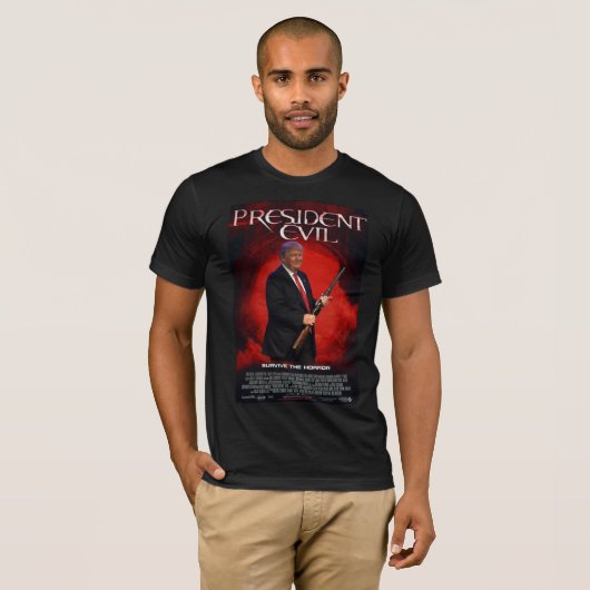 Donald- Trumppräsident Evil T-Shirt (Vorne ganz)