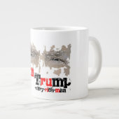 Donald Trumppräsident machen Amerika groß wieder Jumbo-Tasse (Vorderseite Rechts)
