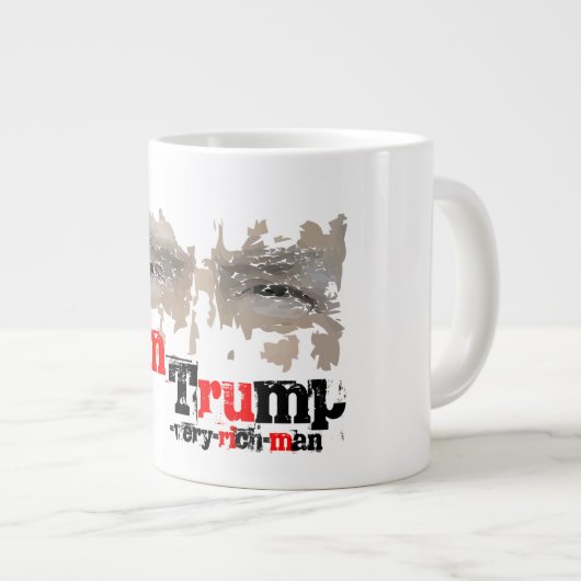 Donald Trumppräsident machen Amerika groß wieder Jumbo-Tasse (Vorderseite Rechts)