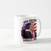 DONALD- TRUMPpräsident MUG Kaffeetasse (VorderseiteRechts)