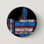 Donald TrumpPräsidentschaftsanwärter 2016 Button (Vorderseite)