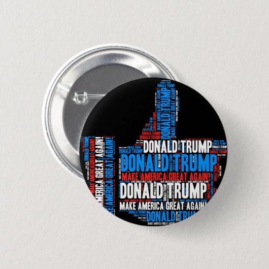 Donald TrumpPräsidentschaftsanwärter 2016 Button (Vorne & Hinten)