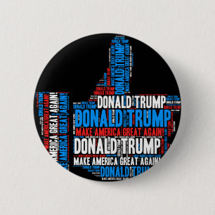 Donald TrumpPräsidentschaftsanwärter 2016 Button