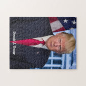 Donald- Trumpspannvorrichtung sah Puzzlespiel Puzzle (Horizontal)