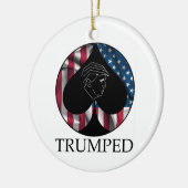 Donald- Trumpspaten Trumped Keramik Ornament (Links)