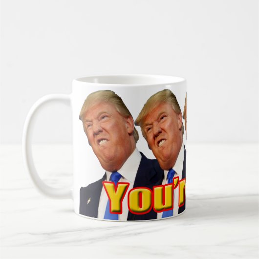 Donald- TrumpTasse 002 Kaffeetasse (Links)