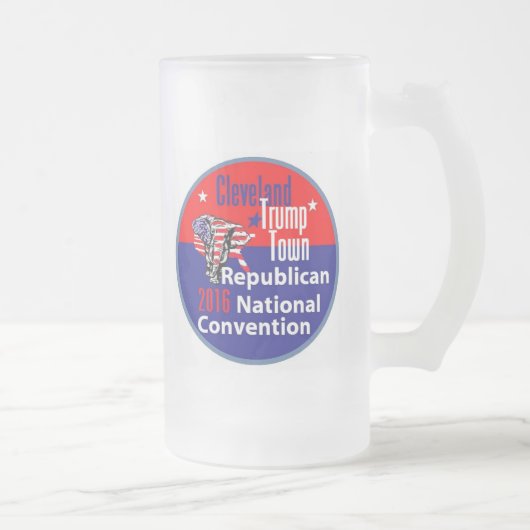 Donald TrumpTasse 2016 Mattglas Bierglas (Rechts)