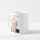 Donald- TrumpTasse. Wenn dieser Mann Präsident Kaffeetasse (Vorderseite Links)
