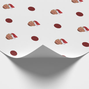 Donald- TrumpTupfen-WeihnachtsPackpapier Geschenkpapier