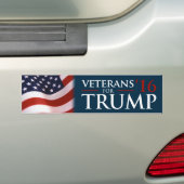 Donald- Trumpveterane für Stoßdämpfer des Autoaufkleber (Auf Auto)