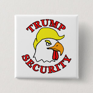 Donald- Trumpwahl-Sicherheit Button