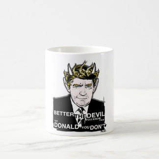 Donald- Trumpwahl-Teufel-Horn-Tasse Kaffeetasse