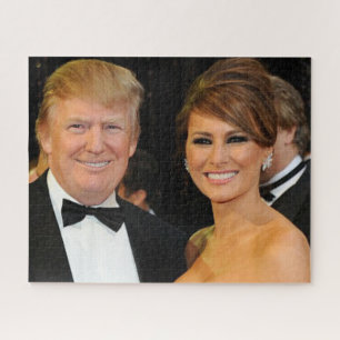 DONALD- U. MELANIA-TRUMPF PUZZLE