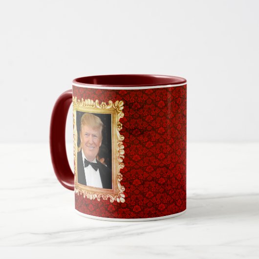 DONALD- U. MELANIA-TRUMPF TASSE (Vorderseite Links)