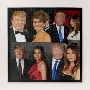 DONALD UND MELANIA TRUMP PUZZLE