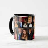 DONALD UND MELANIA TRUMP TASSE (Vorderseite Links)