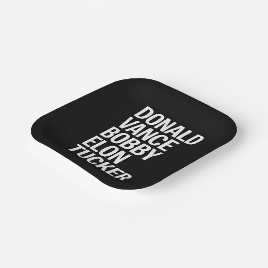 Donald Vance Bobby Elon & Tucker Pappteller (Gewinkelt)