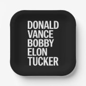 Donald Vance Bobby Elon & Tucker Pappteller (Vorderseite)