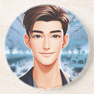 Donald . Zeichentwurf animiert Getränkeuntersetzer