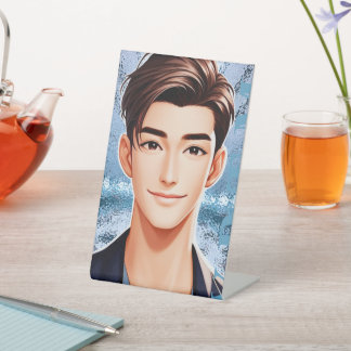 Donald . Zeichentwurf animiert Sockelschild