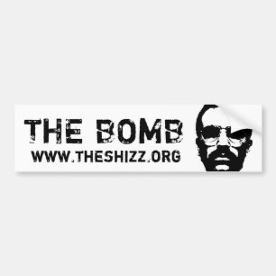 DONALDHEAD, DIE BOMBE, www.theshizz.org Autoaufkleber