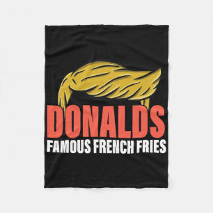 Donalds Berühmte Pommes Frites Macht Pommes Frites Fleecedecke