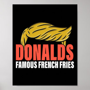 Donalds Berühmte Pommes Frites Macht Pommes Frites Poster