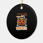 Donald's Trumpkin Pumpkin - Halloween Classic Keramik Ornament (Links)