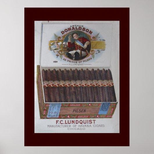 Donaldson Cigars Poster (Vorne)